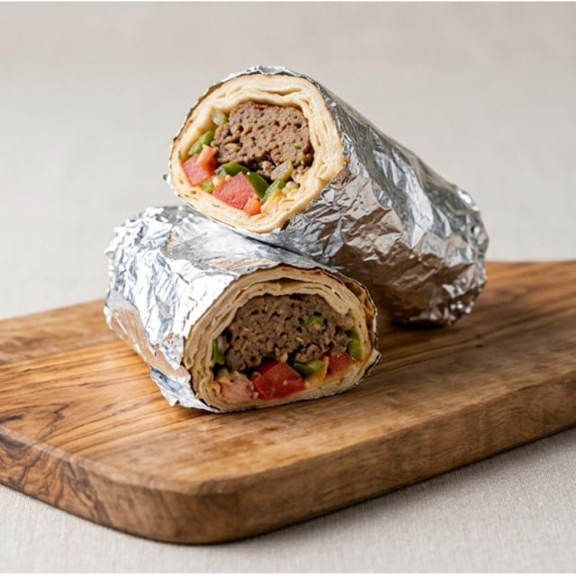 Beef Lule Wrap.