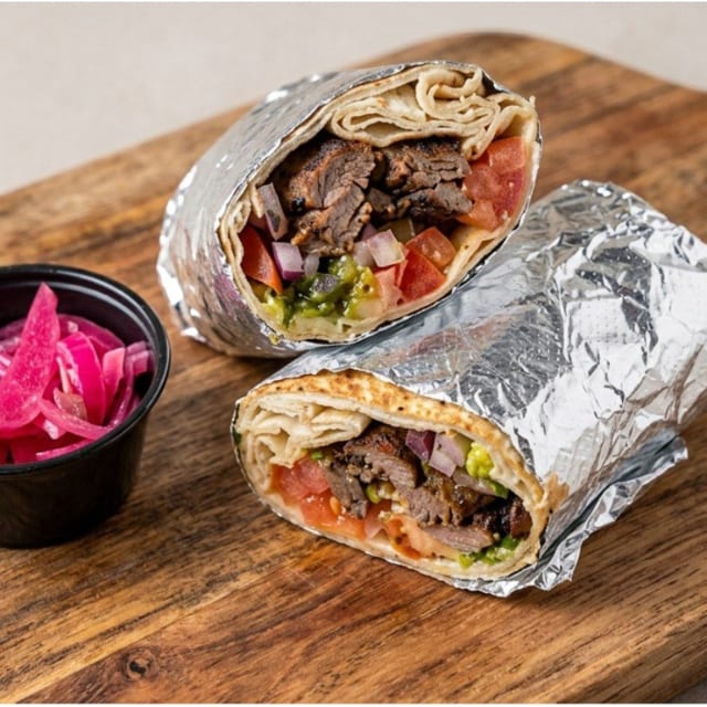 Steak Kebab Wrap.