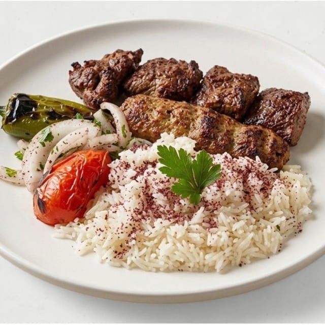 Beef Lule & Lamb Kebab.