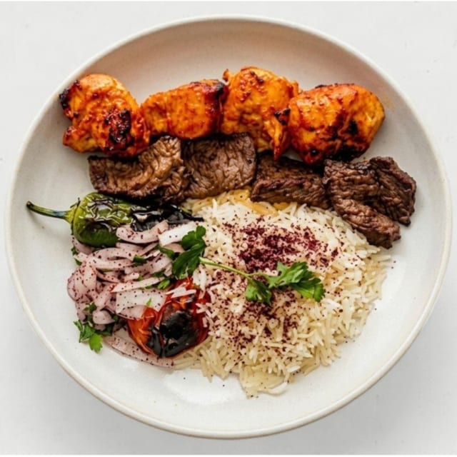Chicken Kebab & Lamb Kebab.