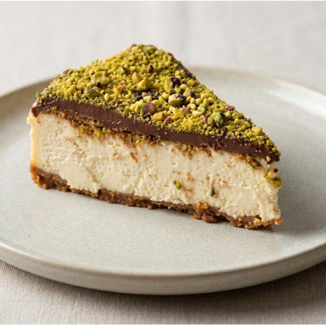 Dubai Chocolate Cheesecake.