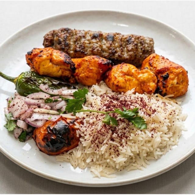 Chicken Kebab & Beef Lule.