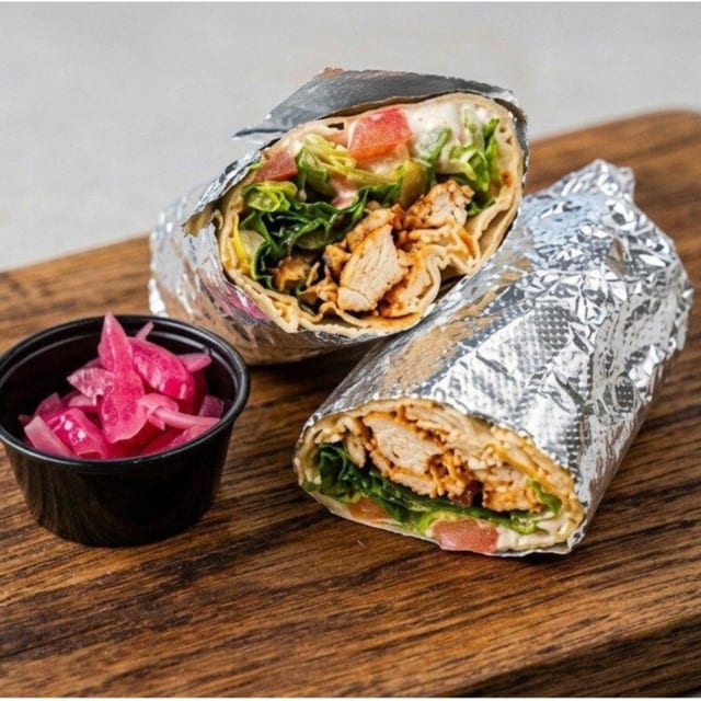Chicken Kebab Wrap.
