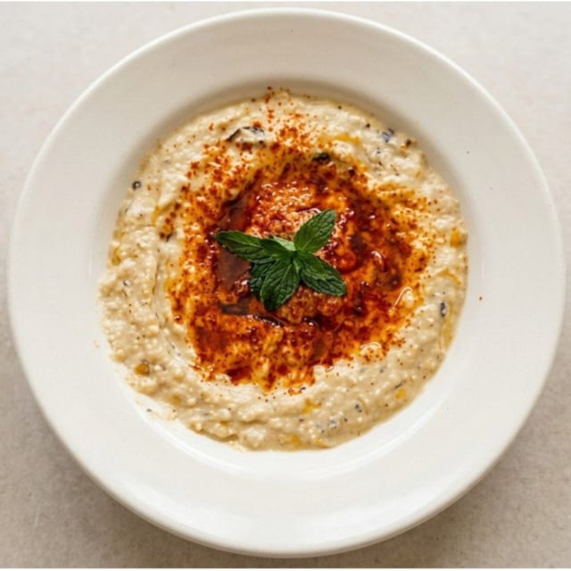 Small Baba Ganoush - Muttabel +1 pita.