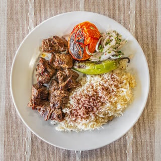 Steak Kebab Plate